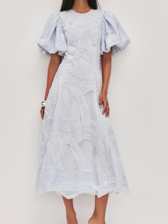 Aje Dresses & Skirts - NWT AJE WAVE MIDI DRESS